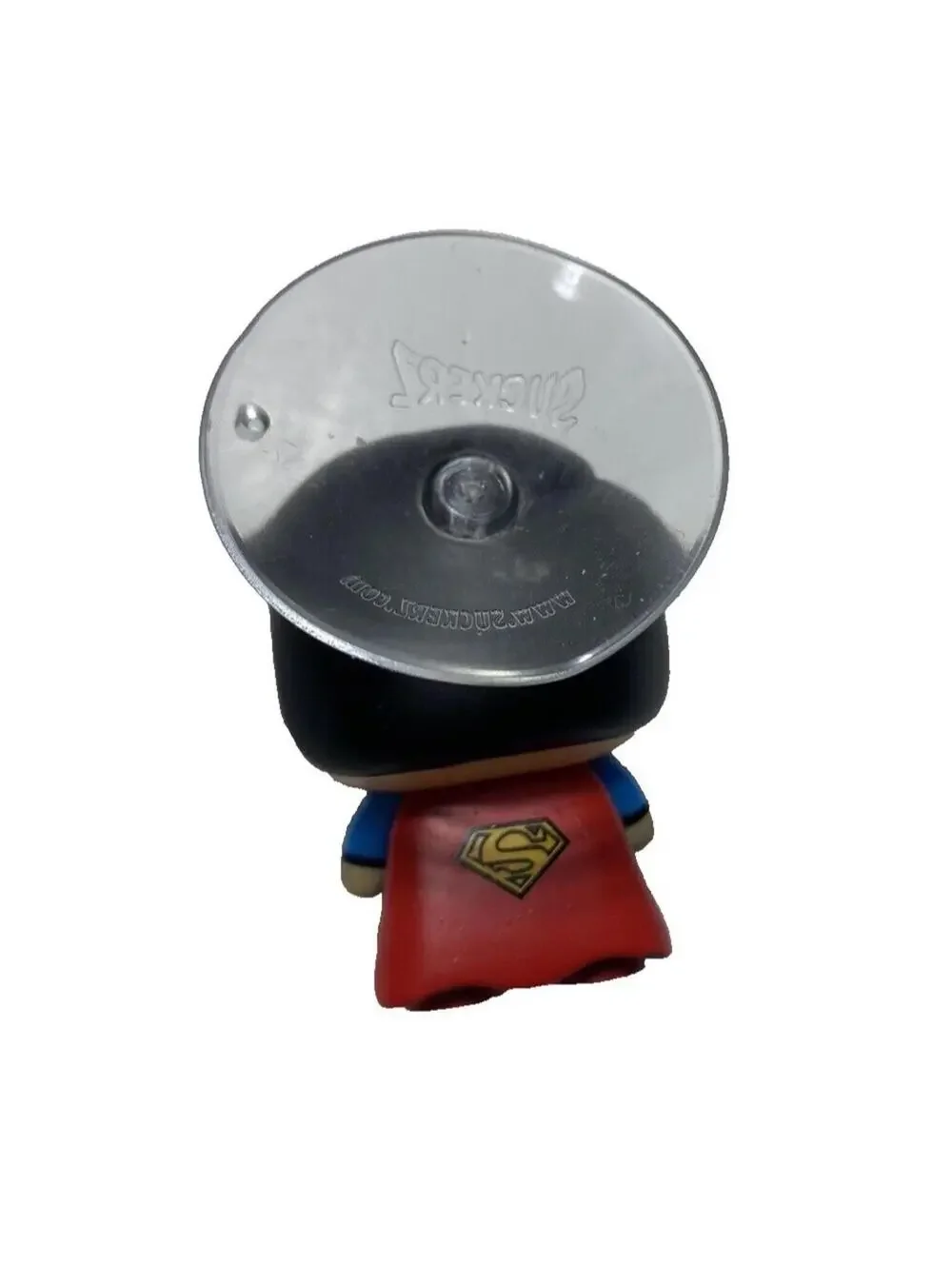 Superman Mini Figure Phone Stand - DC Comics Suckerz Suction Cup Holder, Fun